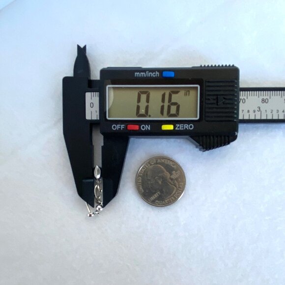 Sterling Silver 925 Dainty Petite Spiral Puffy Heart Dangle Drop Earrings - Picture 15 of 16